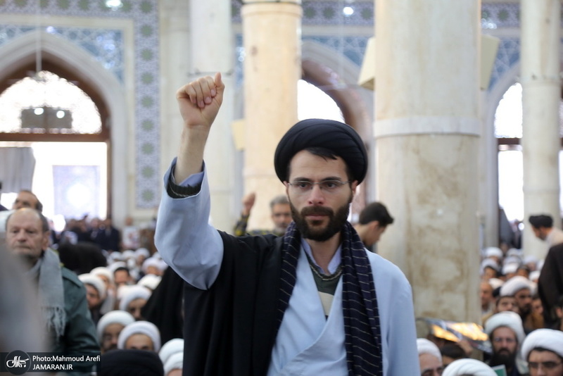 اجتماع طلاب در محکوم کردن اقدام تروریستی دولت آمریکا در به شهادت حاج قاسم سلیمانی