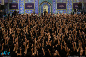 مراسم عزاداری حضرت اباعبدالله الحسین(ع) در مسجد حظیره یزد