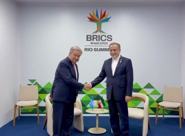 ببینید/ عراقچی با دبیرکل سازمان ملل دیدار کرد