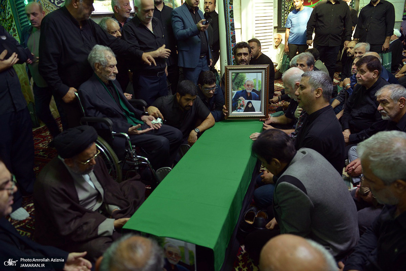 مراسم تشییع سیدعلی صنیع خانی از مسجد الرسول (ص) نازی آباد