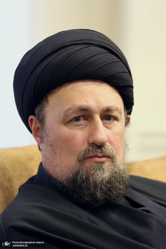 حضور سید حسن خمینی در سفارت واتیکان