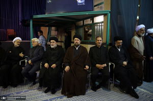 مراسم بزرگداشت آیت الله حسن صانعی (ره) در حسینیه جماران -1