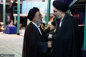 مراسم بزرگداشت آیت الله حسن صانعی (ره) در حسینیه جماران -1