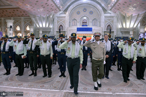 تجدید میثاق دانشجویان و فرماندهان دانشگاه افسری و تربیت پلیس امام حسن مجتبی‎‎ (ع) با آرمان حضرت امام خمینی (س)