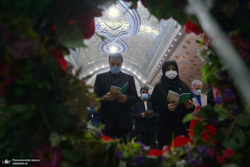 تجدید میثاق اعضای شورای اسلامی استان تهران با آرمان های حضرت امام(س)