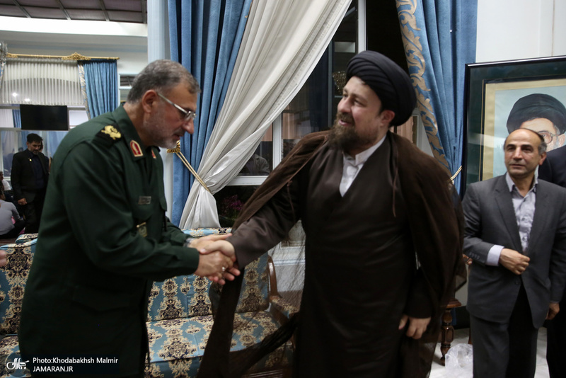 دیدار اعضای ستاد مرکزی بزرگداشت حضرت امام خمینی(س) با سید حسن خمینی