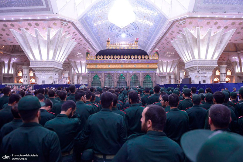 تجدید میثاق کارکنان، اساتید و دانشجویان دانشکده شهید مطهری سازمان بسیج