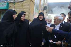 حضور محمدرضا عارف در قم