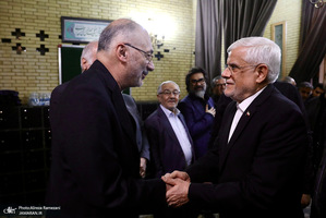 مراسم ختم همسر آیت الله سید علی سیستانی