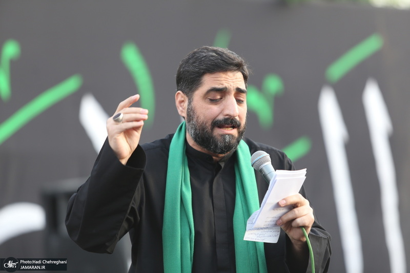 مراسم عزاداری شهادت حضرت امام علی(ع) با حضور آیت الله العظمی وحید خراسانی