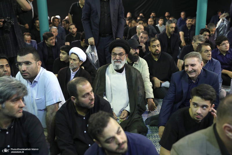 مراسم بزرگداشت همسر آیت الله موسوی بجنوردی (ره) در حسینیه شماره یک جماران-3