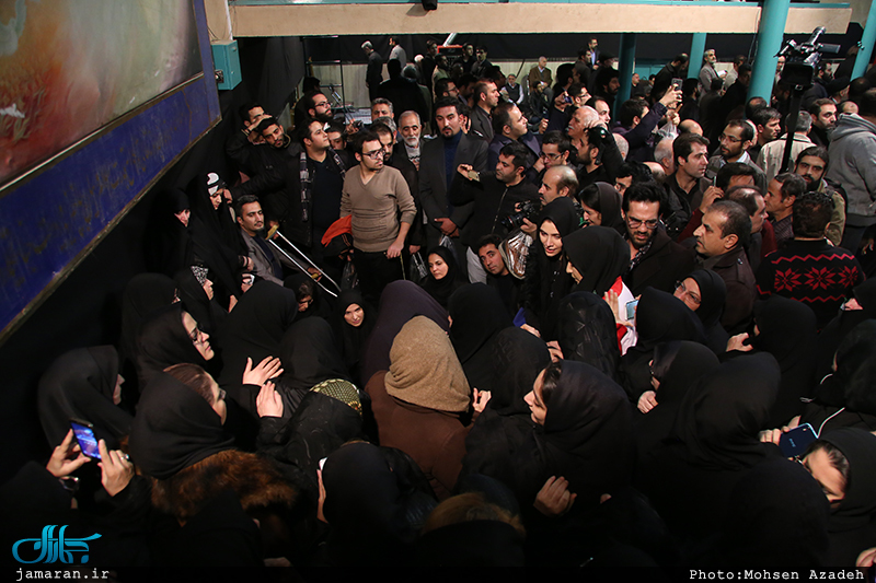  مراسم وداع با پیکر آیت الله هاشمی رفسنجانی(ره) در حسینیه جماران