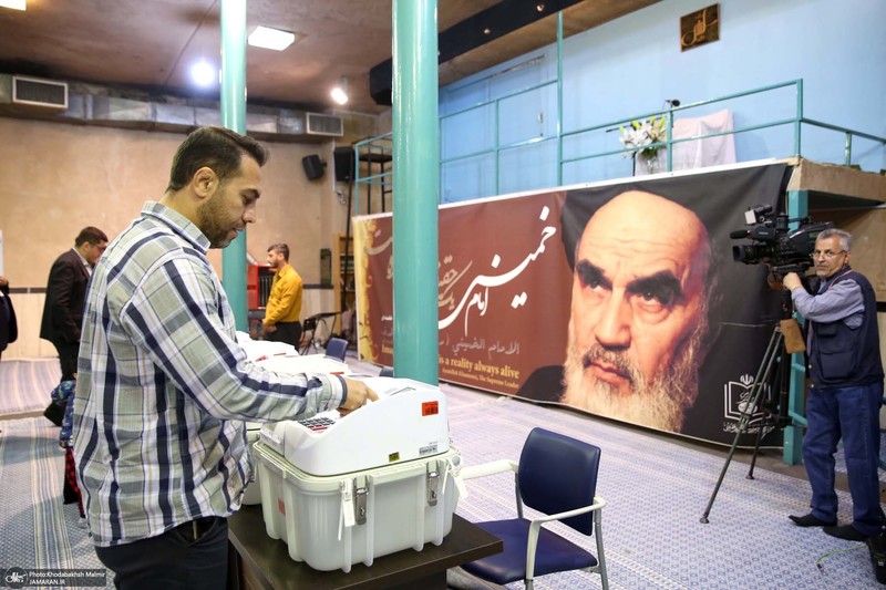 حضور سید حسن خمینی در دور دوم انتخابات مجلس شورای اسلامی