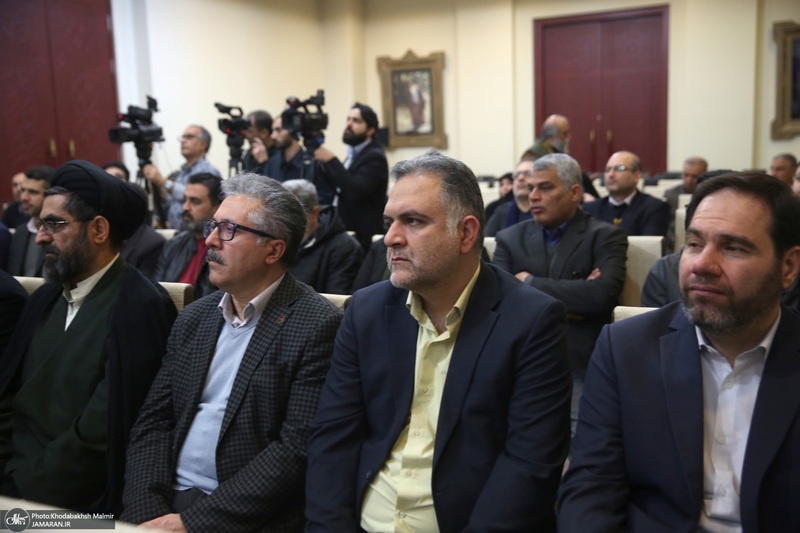 دیدار وزیر و کارکنان وزارت نیرو با سید حسن خمینی