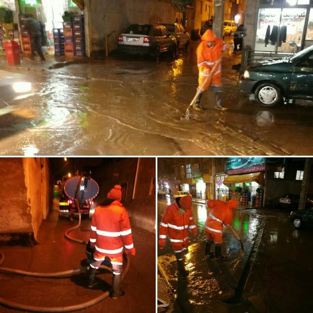 آب افتادگی در 53 نقطه شهر مشهد