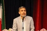 طرح اداره ارشاد بوشهر: مردم به عکس دست شهید رئیسی 