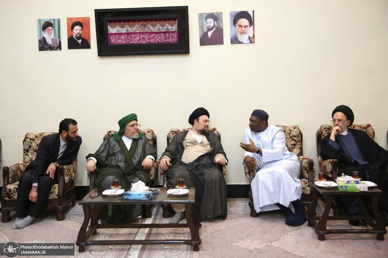 دیدار چند تن از مهمان خارجی سی و هفتمین کنفرانس وحدت اسلامی با سید حسن خمینی