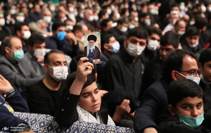 آخرین شب مراسم عزاداری حضرت فاطمه‌زهرا (س) در حسینیه امام خمینی