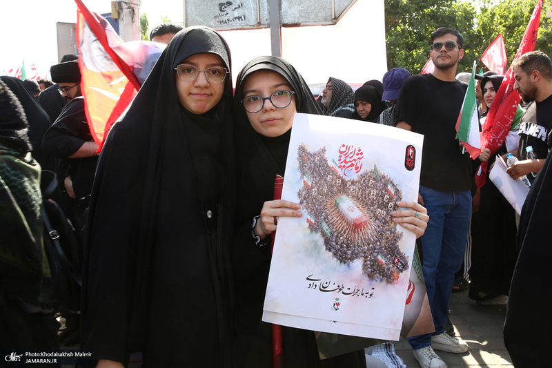 مراسم وداع با رهبر شهید انقلاب در مصلی تهران- 9