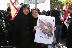 مراسم وداع با رهبر شهید انقلاب در مصلی تهران- 9