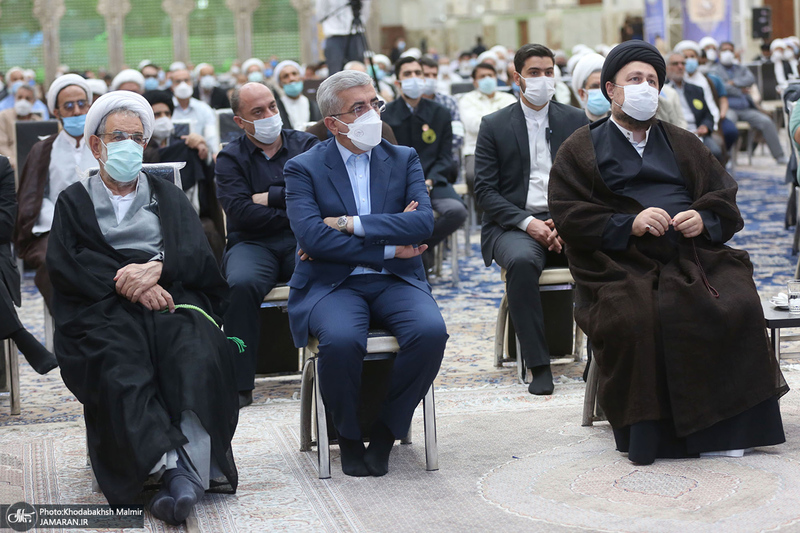 مراسم بزرگداشت حجت الاسلام و المسلمین محتشمی پور(ره) در حرم مطهر امام خمینی
