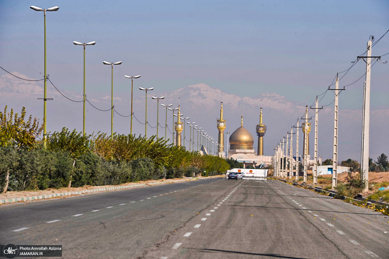 تصاویری از حرم امام خمینی در روز هوای پاک تهران