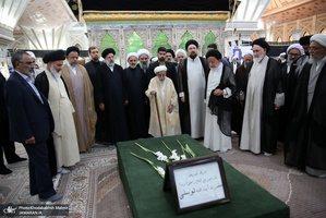 تجدید میثاق هیأت رئیسه و اعضای مجلس خبرگان رهبری با آرمان های امام خمینی(س)