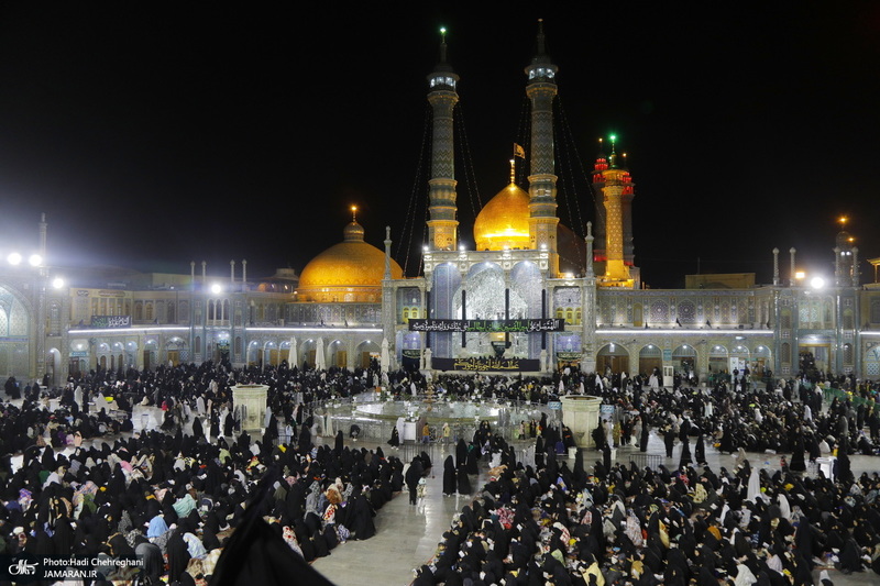 احیای شب نوزدهم ماه مبارک رمضان در حرم مطهر حضرت معصومه (ص)