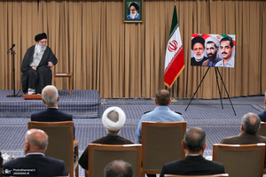 دیدار رئیس‌جمهور و اعضای هیئت دولت با رهبر معظم انقلاب