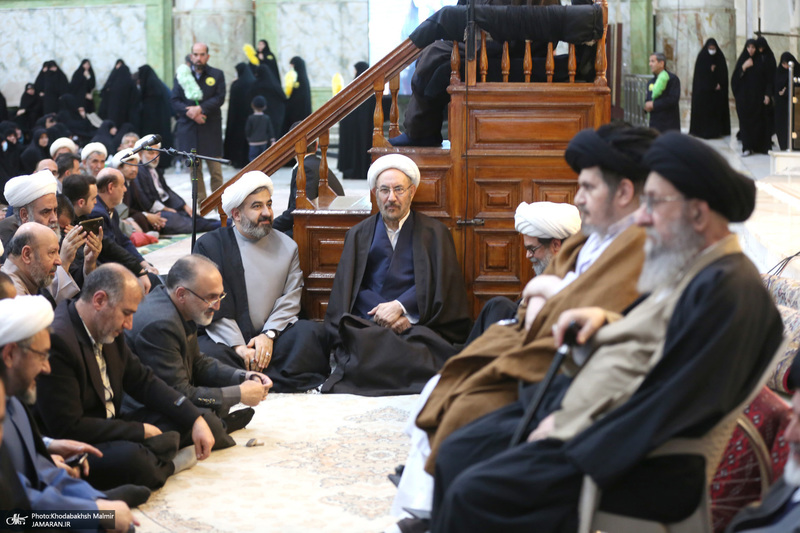 مراسم بیست‌و‌نهمین سالگرد ارتحال حاج سید احمد خمینی و بزرگداشت آیت‌الله بجنوردی  2