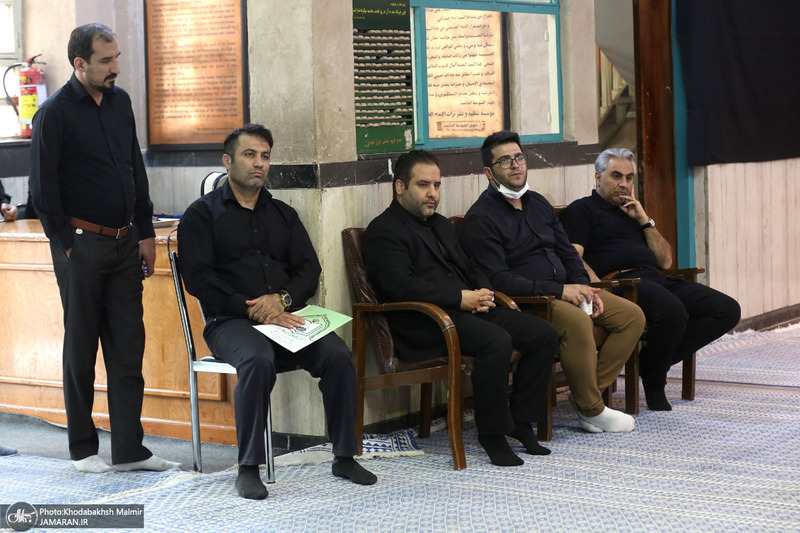 مراسم عزاداری به مناسبت سالروز شهادت امام جعفر صادق(ع) در حسینیه جماران