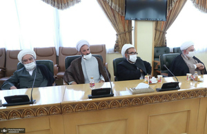 نشست هم اندیشی جهانگیری با جمعی از علما و روحانیون