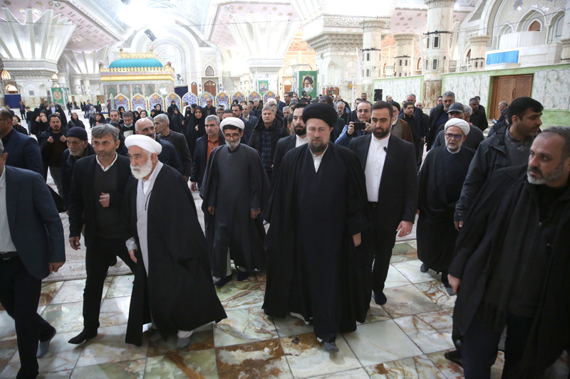 مراسم تشییع حجت الاسلام حاج شیخ مصطفی قنبرپور در حرم امام خمینی (س)