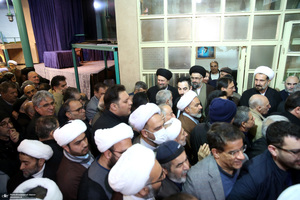 مراسم سالگرد رحلت آیت‌الله سید محمد موسوی بجنوردی در حسینیه جماران  -2