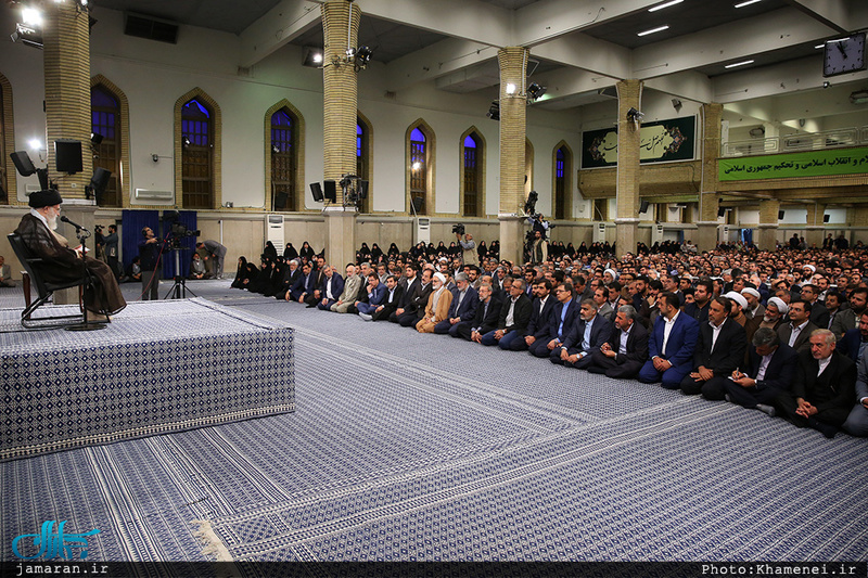 دیدار رئیس و نمایندگان مجلس شورای اسلامی با رهبر معظم انقلاب