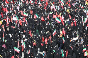 مراسم وداع رهبر شهید در مصلی امام خمینی