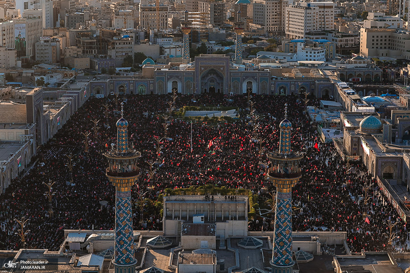 تشییع پیکر مطهر رهبر شهید انقلاب اسلامی در مشهد مقدس