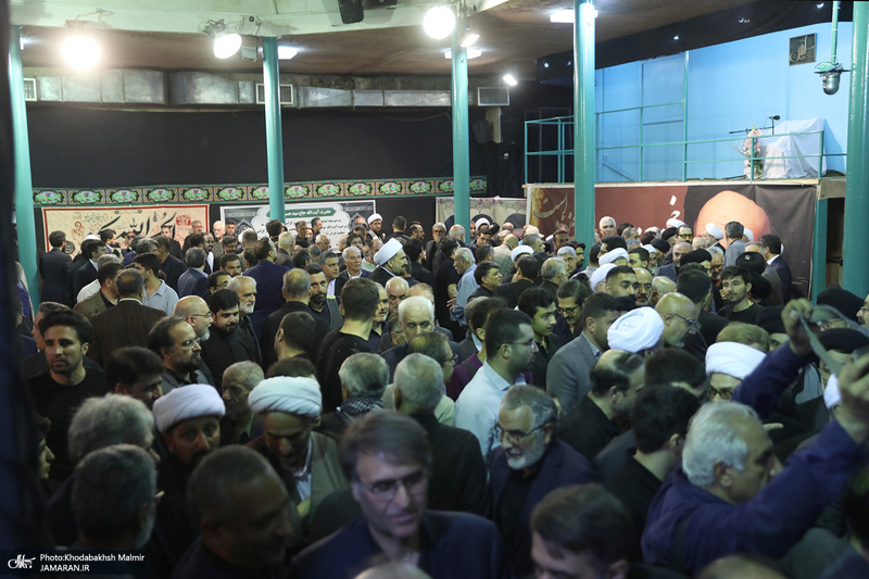 مراسم بزرگداشت همسر آیت الله موسوی بجنوردی (ره) در حسینیه شماره یک جماران-4