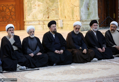 مراسم چهلمین روز ارتحال آیت الله رحمت (ره) در حرم مطهر امام خمینی (س)