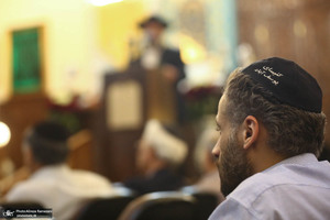 مراسم ادای احترام جامعه کلیمیان به مقام شامخ حضرت امام خمینی (س)