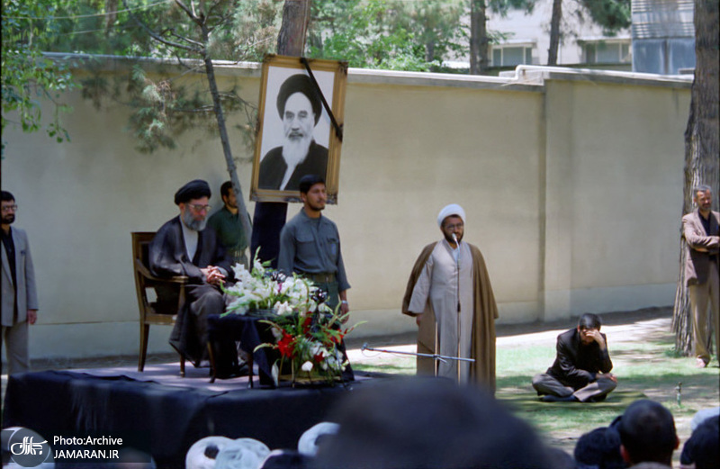 تصاویر منتشر نشده از بیعت جهادگران جهاد سازندگی با رهبر معظم انقلاب در سال 68