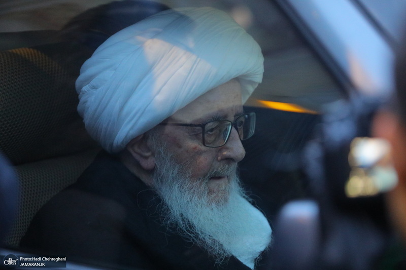 دسته عزاداری شهادت حضرت علی (ع) با حضور آیت‌الله العظمی وحید خراسانی