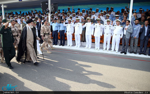 حضور و سخنرانی فرمانده معظم کل قوا در دانشگاه علوم دریایی امام خمینی(ره) نوشهر