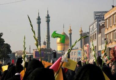 قم در سالروز میلاد حضرت فاطمه(س) غرق در نور و سرور است