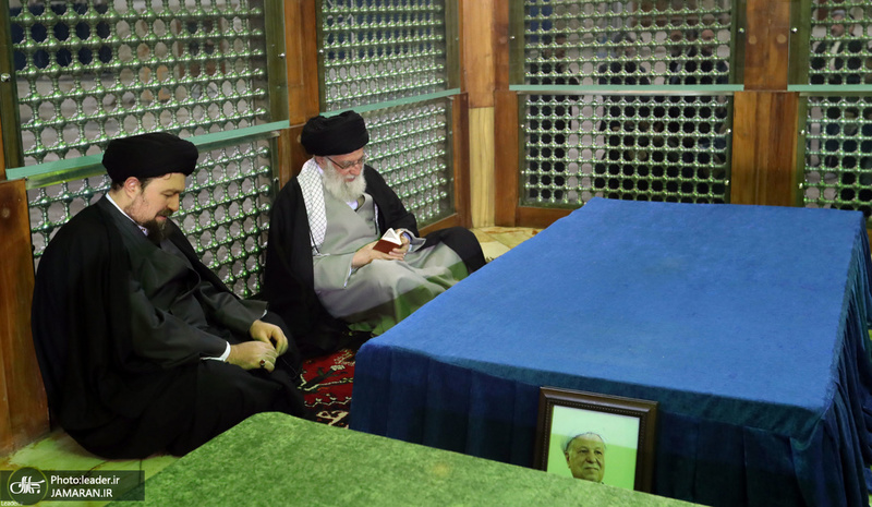 حضور رهبر معظم انقلاب در مرقد مطهر امام خمینی(س) و گلزار شهیدان