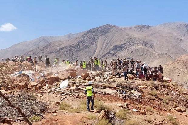 شمار جانباختگان زلزله مراکش به 2122 نفر رسید