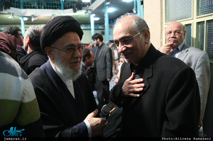 مراسم وداع با پیکر آیت الله هاشمی رفسنجانی(ره) در حسینیه جماران-15