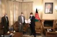 حضور محمود صادقی و چهار تن از اعضای انجمن اسلامی مدرسین دانشگاه‌ها در سفارت افغانستان (7)