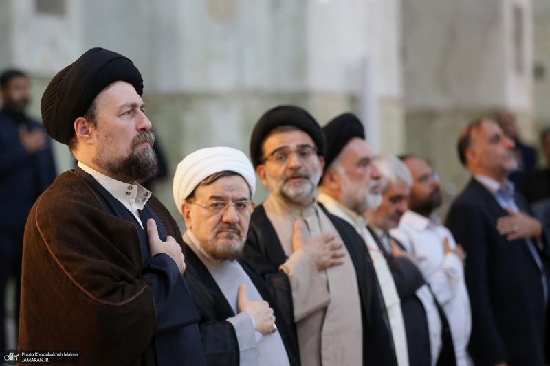 مراسم سوگواری رحلت حضرت رسول اکرم (ص)، شهادت امام حسن مجتبی (ع) و شهادت امام رضا (ع) در حرم مطهر امام خمینی (س)