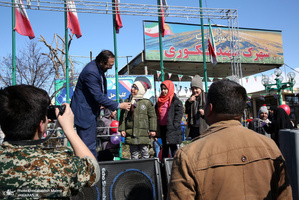 مراسم چهل‌ویکمین سالگرد پیروزی انقلاب اسلامی در میدان آزادی